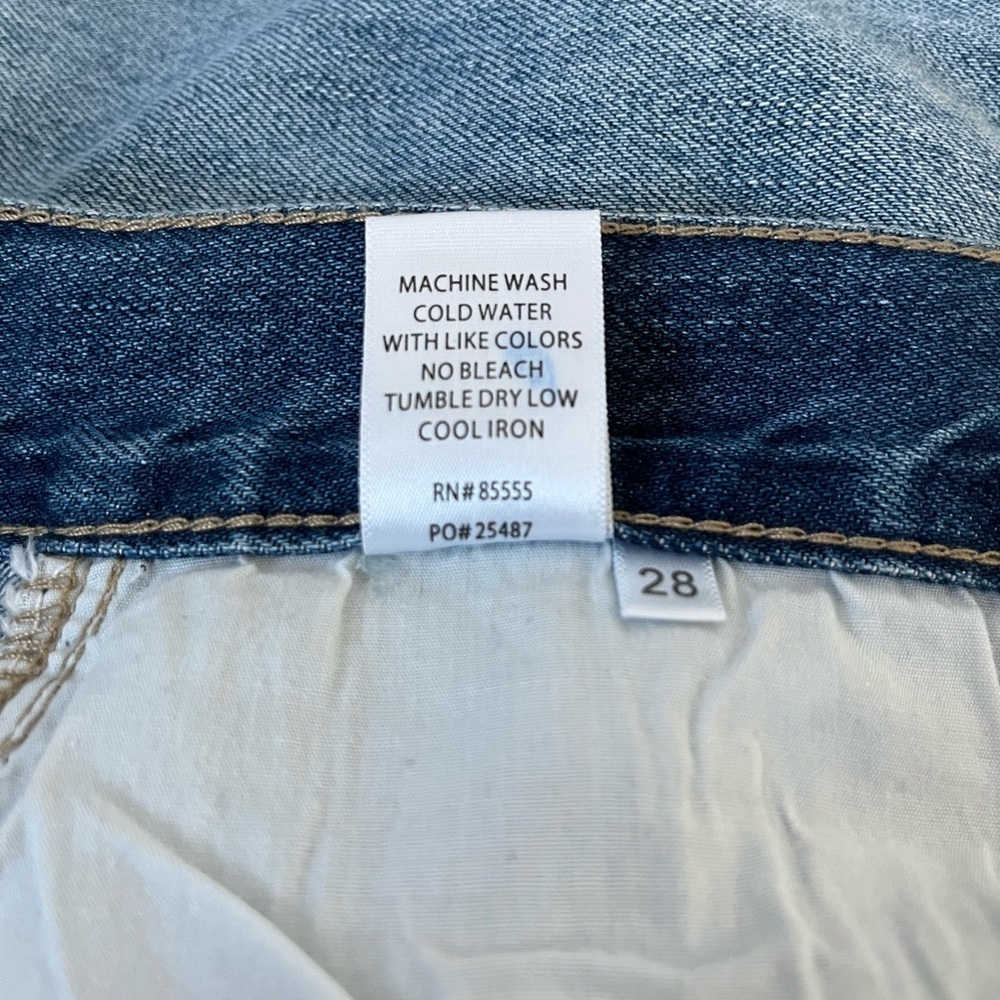 PISTOLA Jeans Women Size:28 Charlie High Rise Distressed Straight Leg Button Fly - Picture 15 of 17